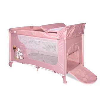 Lorelli prenosivi krevetac Moonlight 2 nivoa beige rose rabbits (2021)-2 Lorelli prenosivi krevetac Moonlight 2 nivoa beige rose rabbits (2021)-2